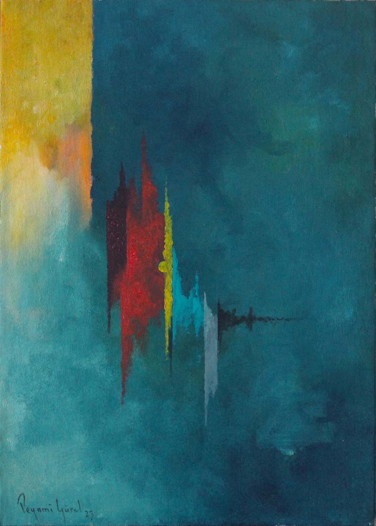 Peyami Gürel Soyut Kompozisyon 33