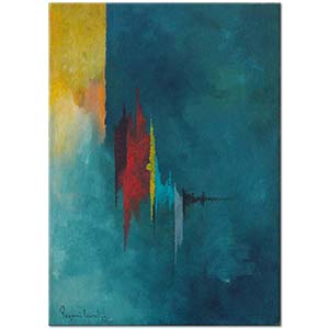 Peyami Gürel soyut kompozisyon 33