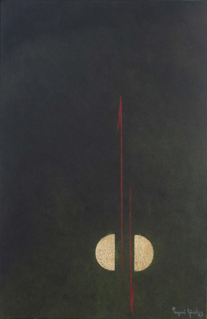 Peyami Gürel Soyut Kompozisyon 38